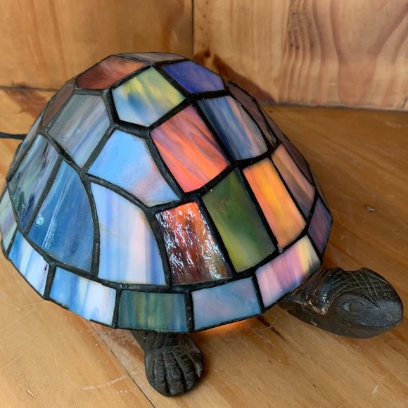 Accents Stained Glass Turtle Night Lamp Poshmark